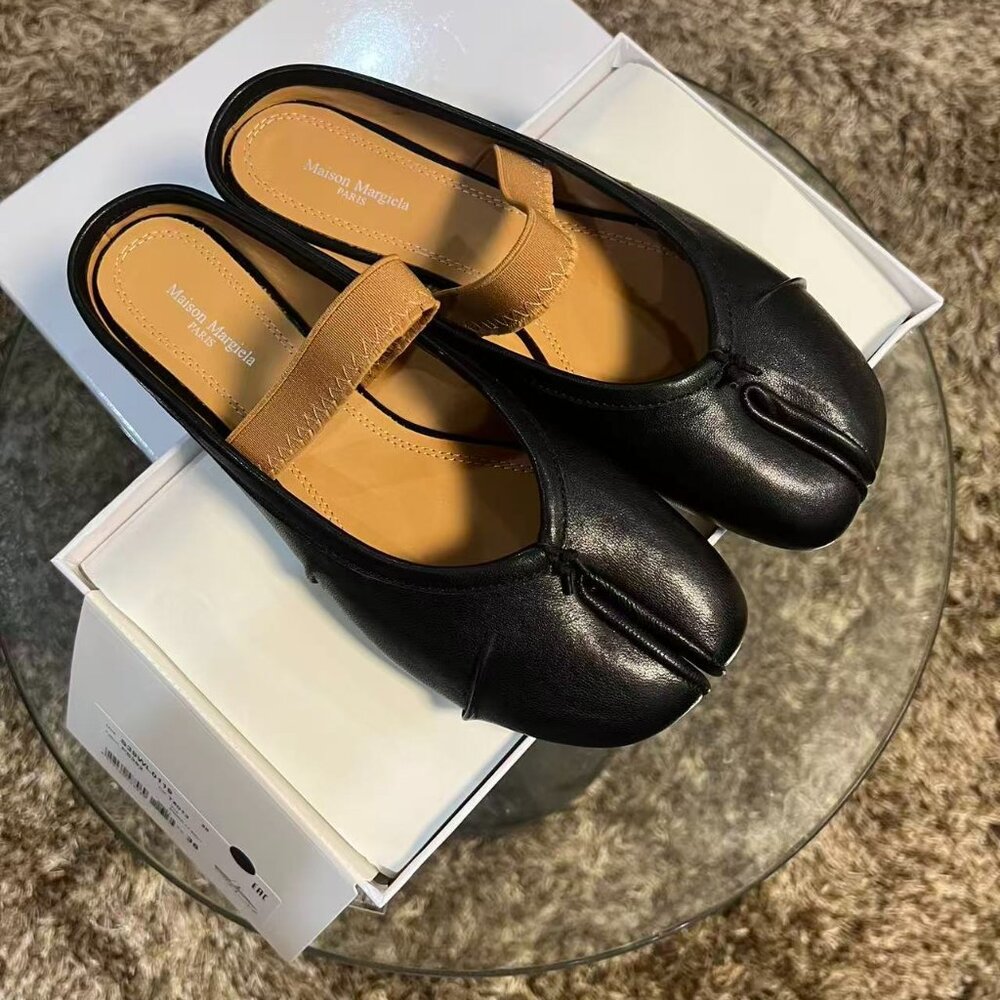 Maison Margiela Tabi Ballet Flats Black 38 - New With Box